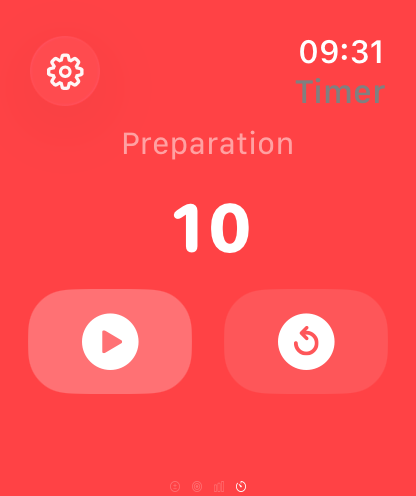 Timer auf der Apple Watch